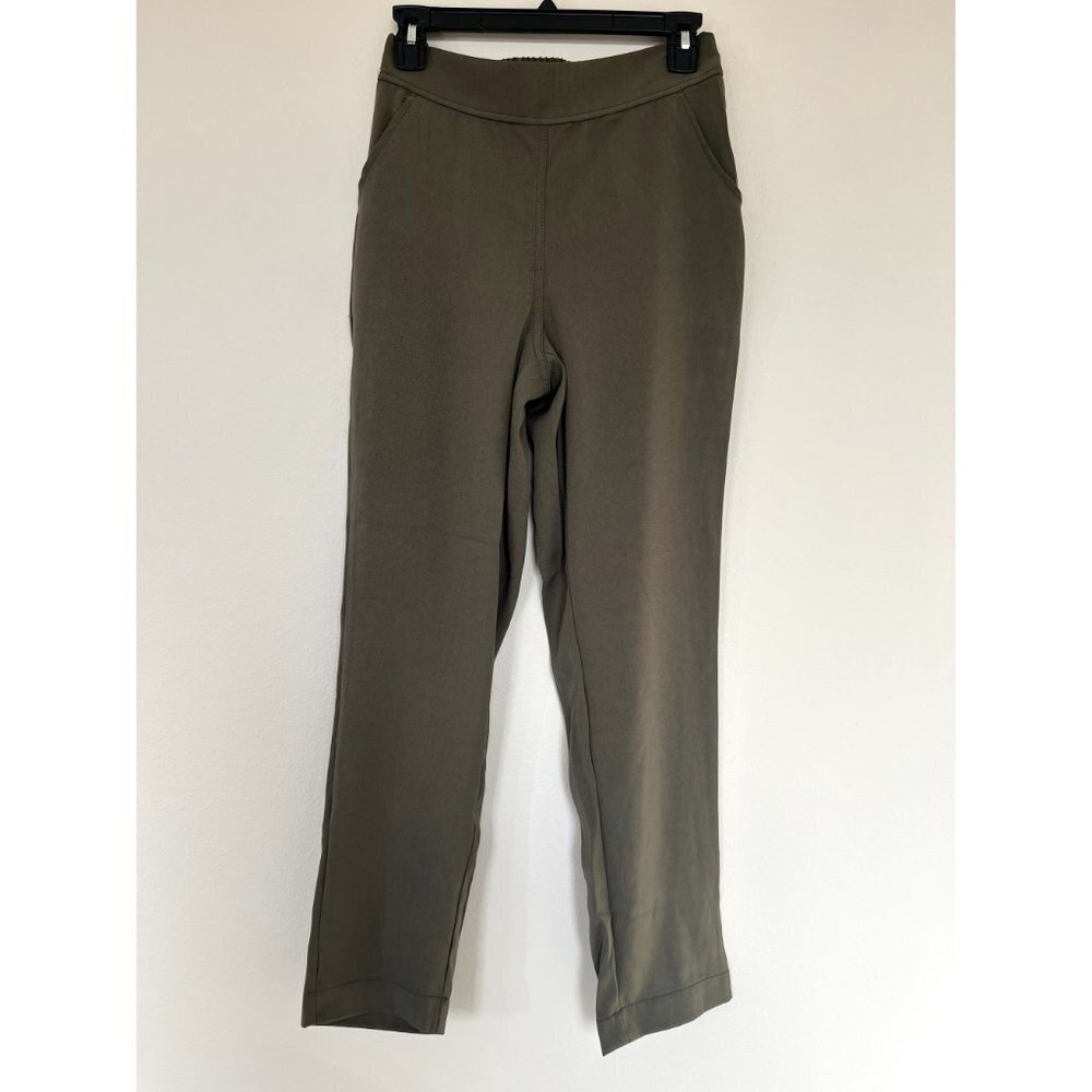 NWT Max Studio Twill Pull-On Trousers XS - Picture 3 of 11